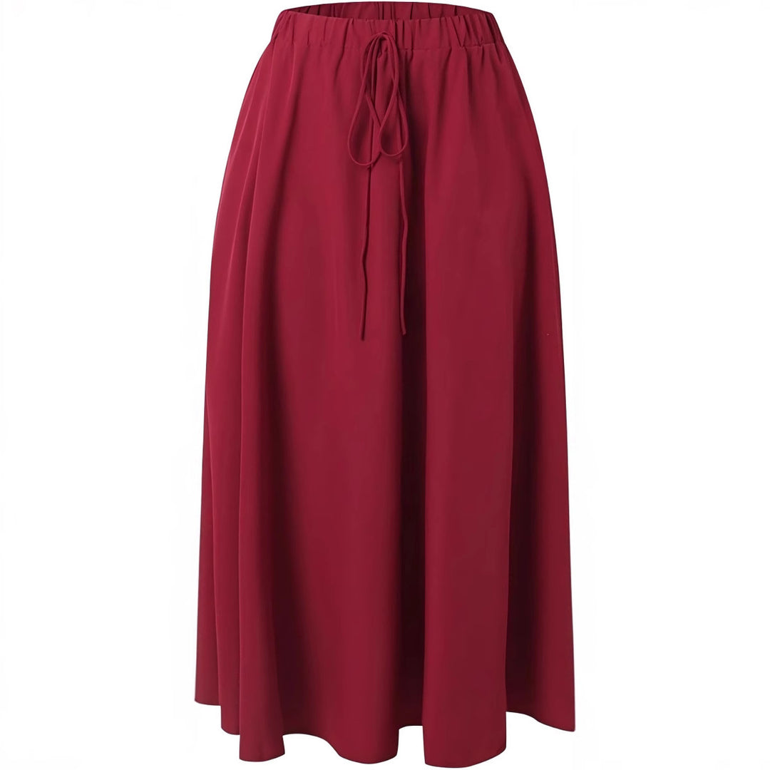 Damen Maxi-Rock im floralen Design mit elastischem Bund EB