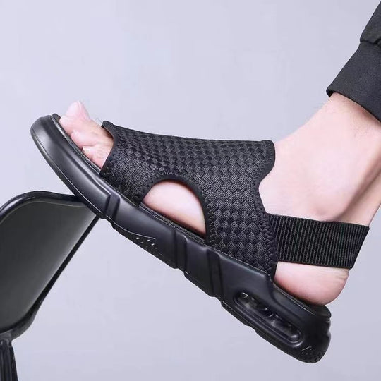 Damen Sandalen mit atmungsaktivem Netzdesign und gepolsterter Sohle EB