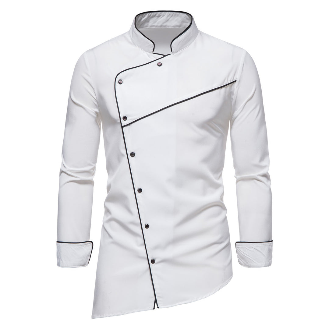Herren Küchenjacke mit modernem Schnitt und elegantem Kragen EB