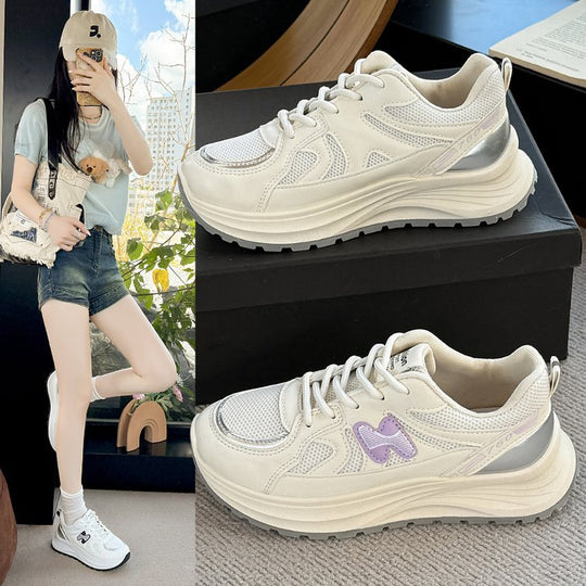 Damen sportliche Lauf-Sneaker mit stoßdämpfender Technologie und atmungsaktivem Obermaterial EB