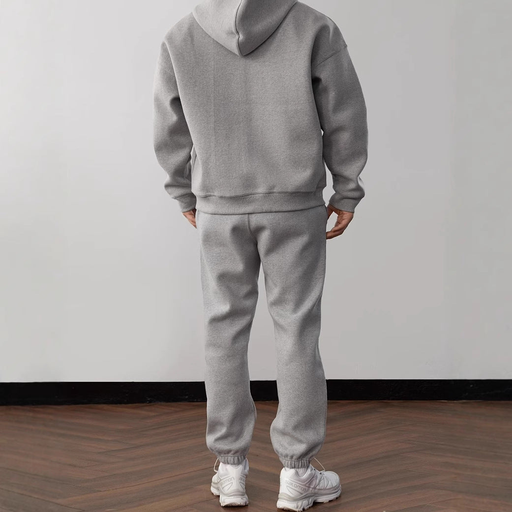 Herren bequeme Freizeitjacke mit passender Jogginghose EB