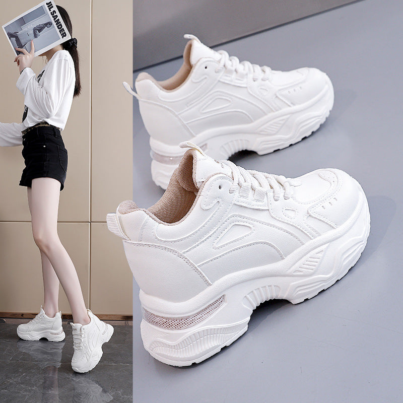 Damen Sportliche Sneakers mit dämpfender Laufsohle und atmungsaktivem Obermaterial EB