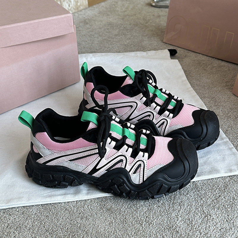 Damen Multifunktionale Fitness-Sneaker mit rutschfester Sohle und atmungsaktivem Obermaterial EB