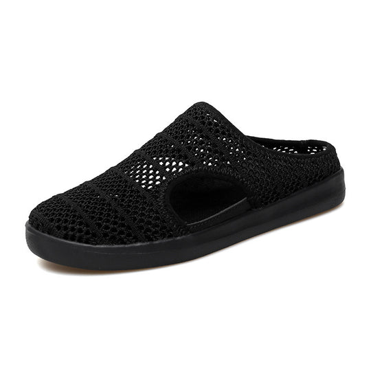 Damen Atmungsaktive Slip-On Clogs mit elastischem Netzdesign EB