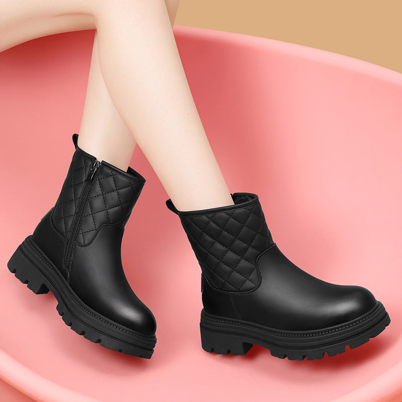 Damen Winterboots mit weichem Innenfutter und robustem Außenmaterial EB