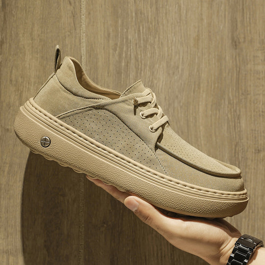 Damen Bequeme und atmungsaktive Sneaker mit perforiertem Obermaterial EB