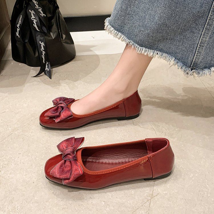 Damen Ballerinas mit eleganter Schleifenapplikation und modischem Design EB