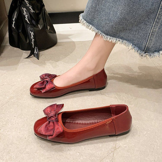 Damen Ballerinas mit eleganter Schleifenapplikation und modischem Design EB