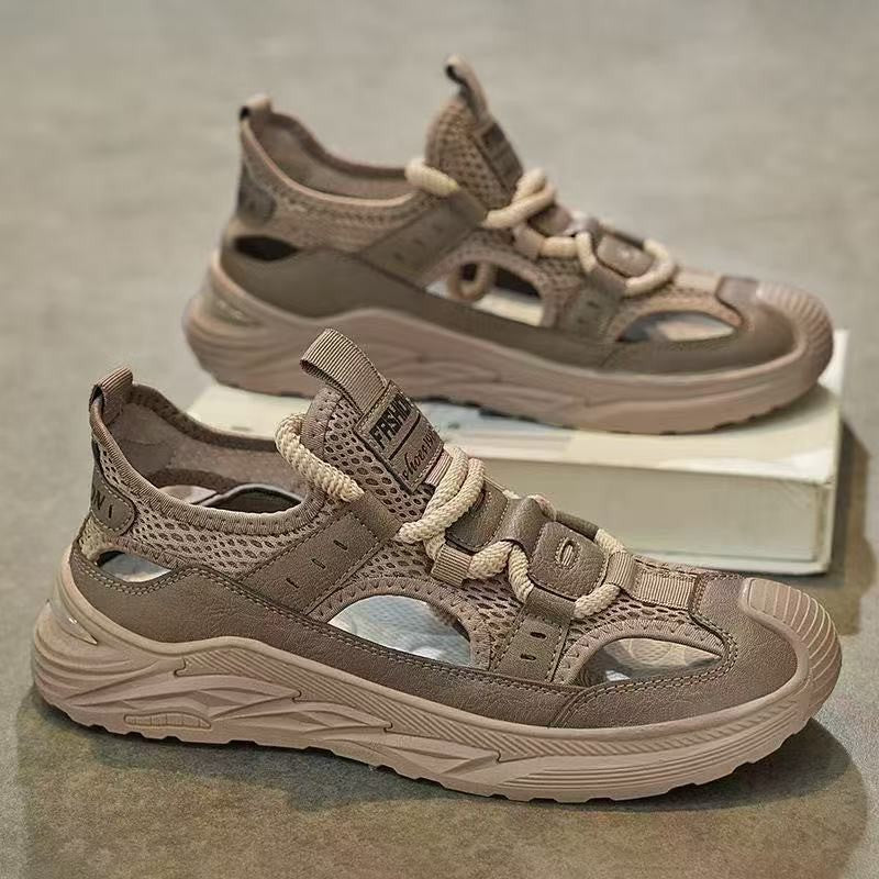 Damen Sportliche Sandalen mit atmungsaktivem Mesh-Innenfutter von EB