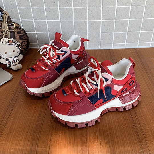 Damen Sportliche Chunky Sneakers mit einzigartigem Design EB