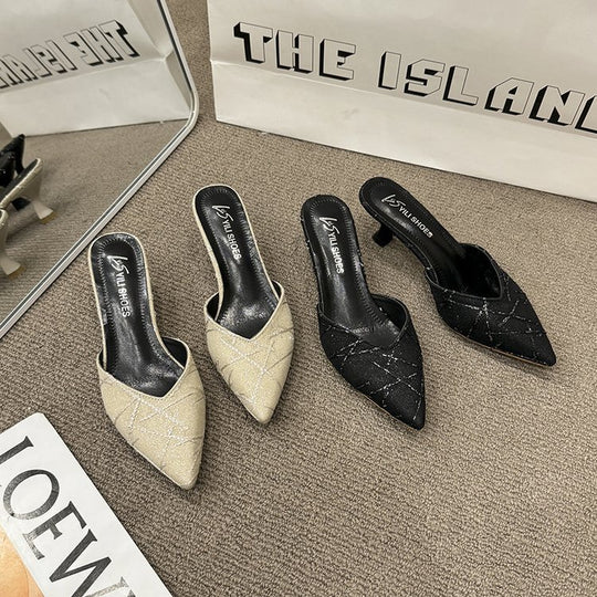 Damen elegante Slingback-Pumps mit schickem spitz zulaufendem Design EB