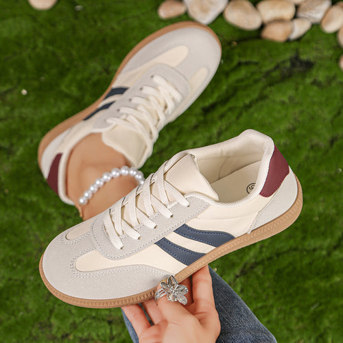 Damen Sneakers mit sportlichem Design und rutschfester Sohle EB