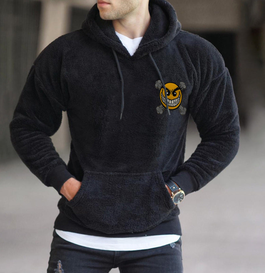 Herren kuscheliger Kapuzenpullover aus hochwertigen Materialien EB
