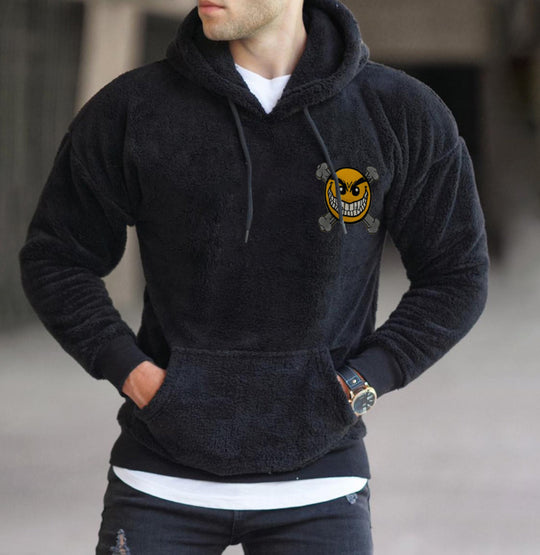 Herren kuscheliger Kapuzenpullover aus hochwertigen Materialien EB