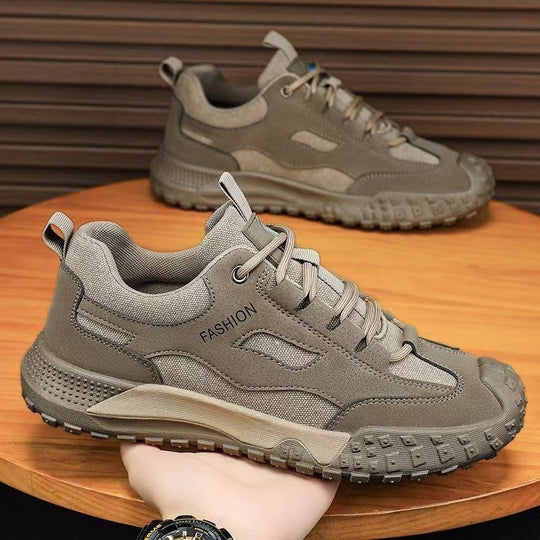 Damen Sportliche Sneakers mit robustem Sohlenprofil und atmungsaktiver Obermaterialstruktur EB