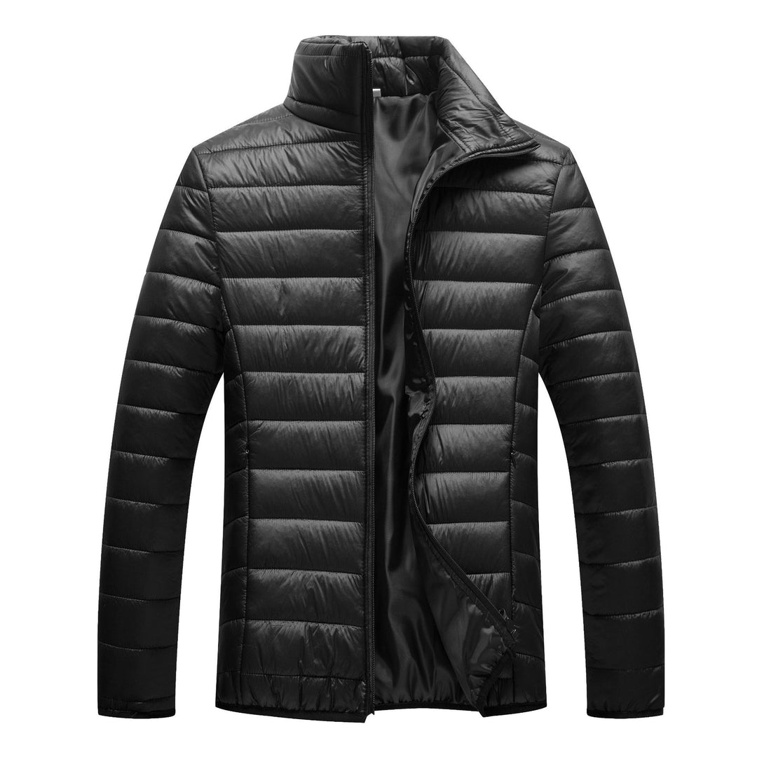 Herren Steppjacke mit hochgeschlossenem Kragen und wärmender Füllung EB