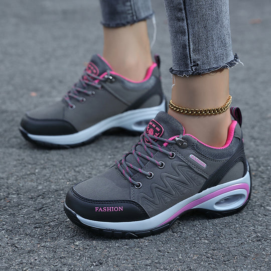 Damen Komfortable Fitness-Sneaker mit atmungsaktiver Mesh-Oberfläche EB