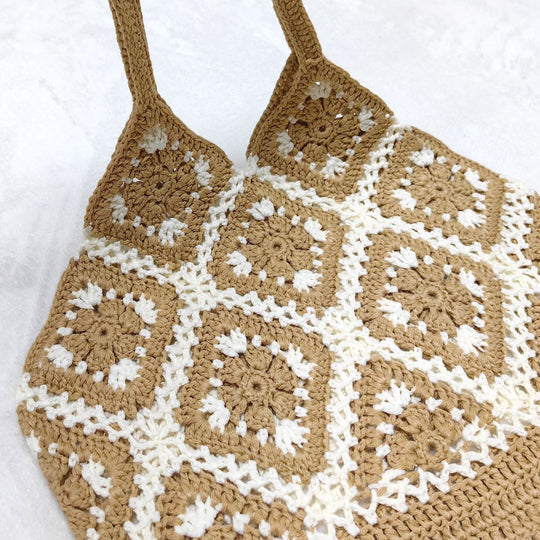 Damen handgefertigte Makramee Tasche EB