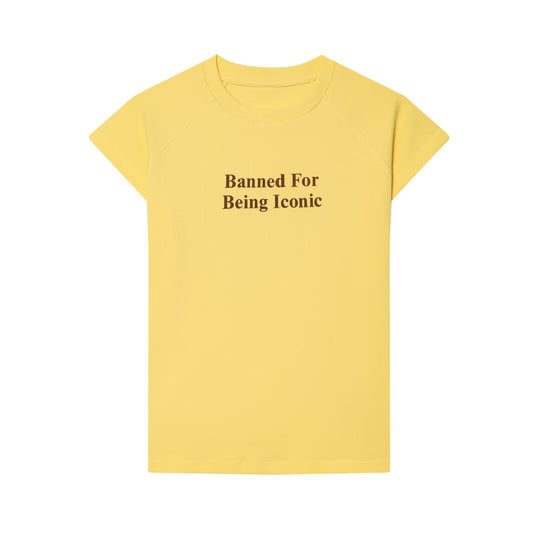 Damen T-Shirt mit modernem Schriftzug und lässigem Schnitt EB