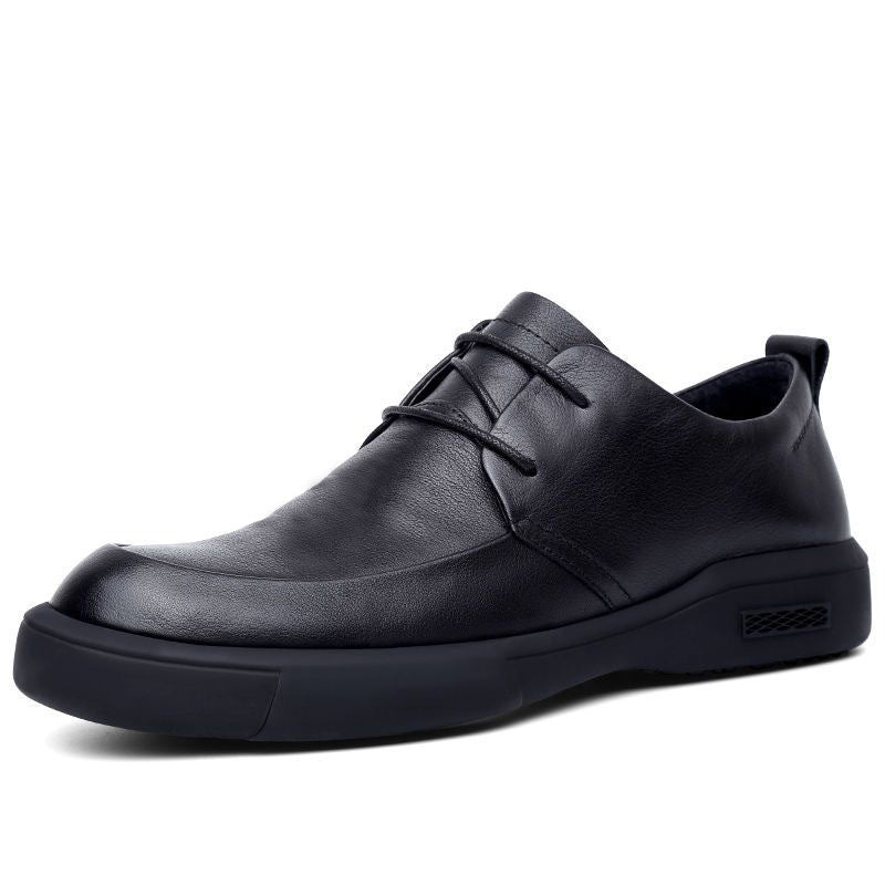 Herren Elegante Lederschuhe mit atmungsaktiver Innensohle und rutschfester Sohle EB
