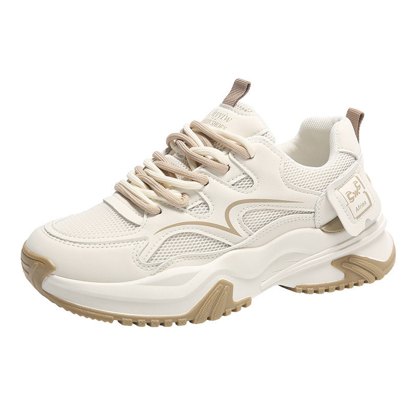Damen Chunky Sneakers mit modischem Design und atmungsaktiver Obermaterialstruktur EB