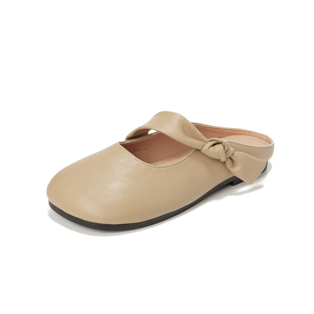 Damen Schlichte und modische Clogs mit dekorativer Schleifenapplikation EB