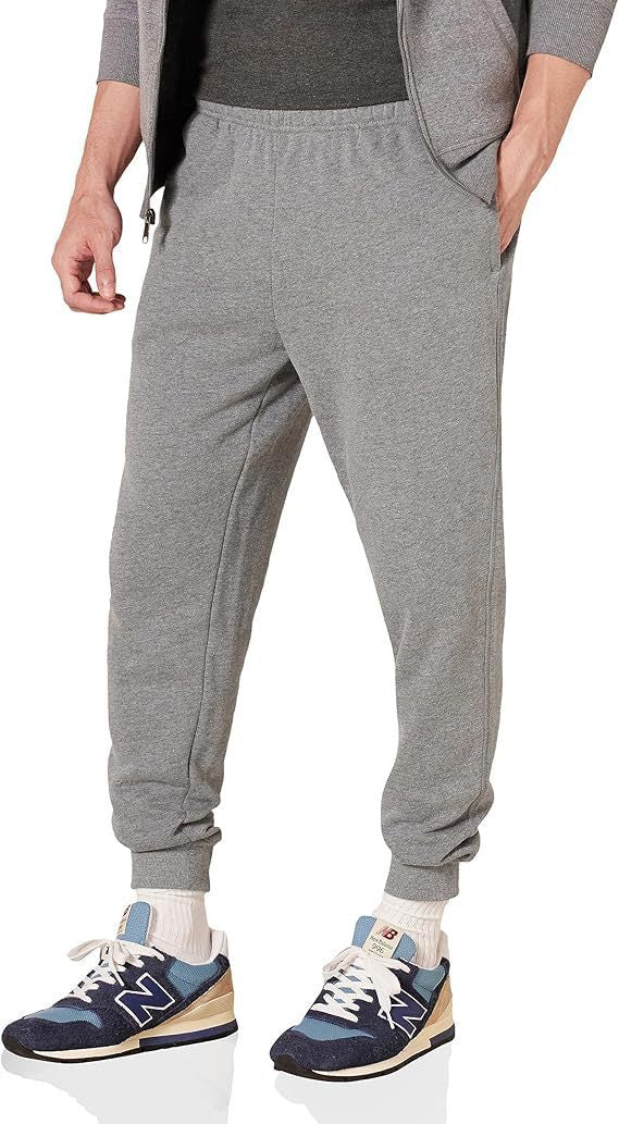 Herren nan komfortable Relax-Jogginghose mit elastischem Komfortbund, schmal zulaufendem Bein und gerippten Knöchelbündchen EB