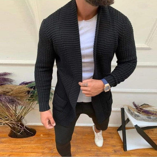 Herren Strickjacke mit modernem Schnitt EB