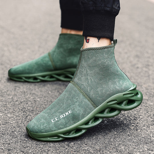 Damen High-Top Sneakers mit flexiblem Gehkomfort und atmungsaktivem Obermaterial EB