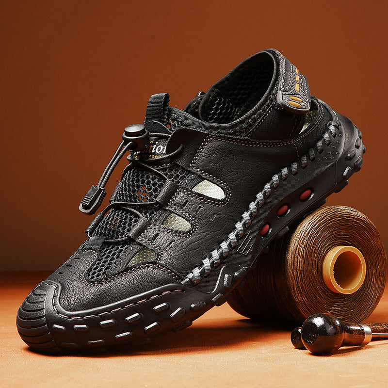 Herren Atmungsaktive Outdoor-Sneaker mit flexiblem Schnellverschluss EB