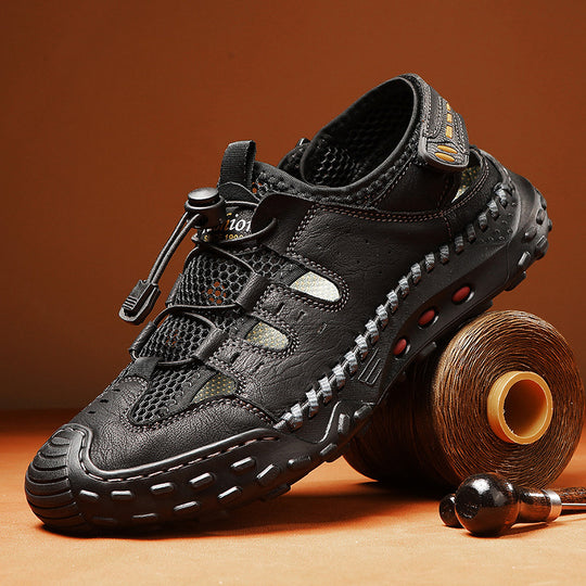 Herren Atmungsaktive Outdoor-Sneaker mit flexiblem Schnellverschluss EB