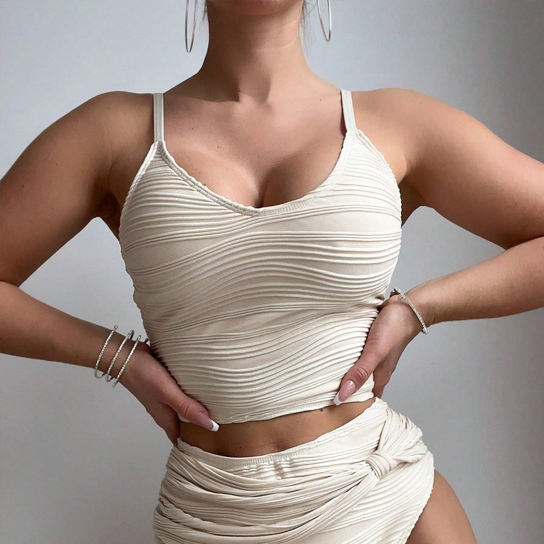 Damen stylisches Badeanzug-Set EB
