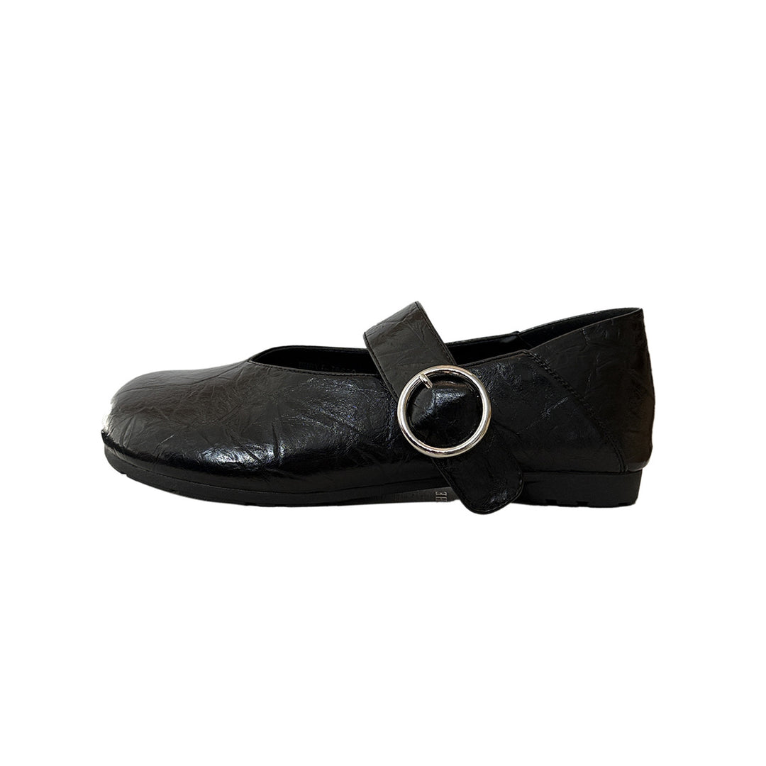 Damen elegante Ballerinas mit verstellbarem Riemen EB