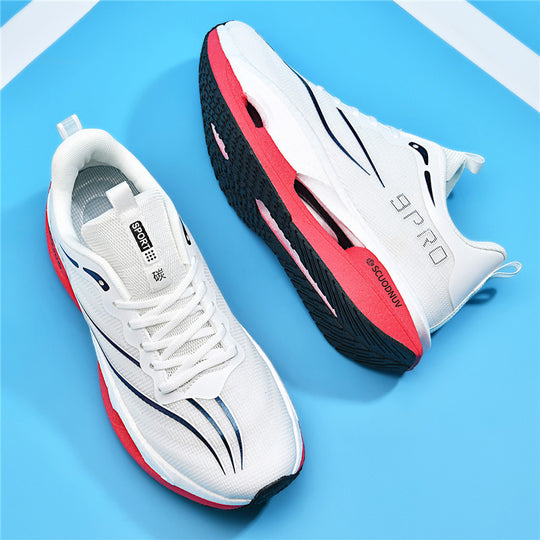 Unisex leichte Laufschuhe mit dämpfender Plattformsohle und atmungsaktivem Obermaterial EB