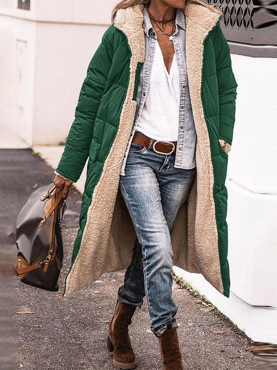 Damen Teddy-Parka mit besonders weichem Innenfutter und figurbetontem Design EB