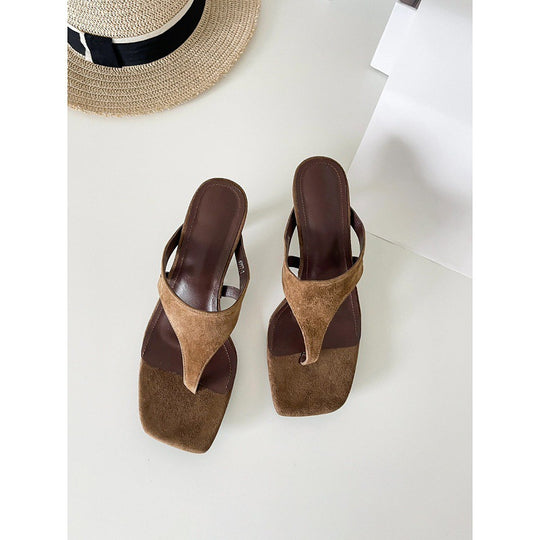 Damen Elegante Slingback-Sandaletten mit komfortablem Blockabsatz EB