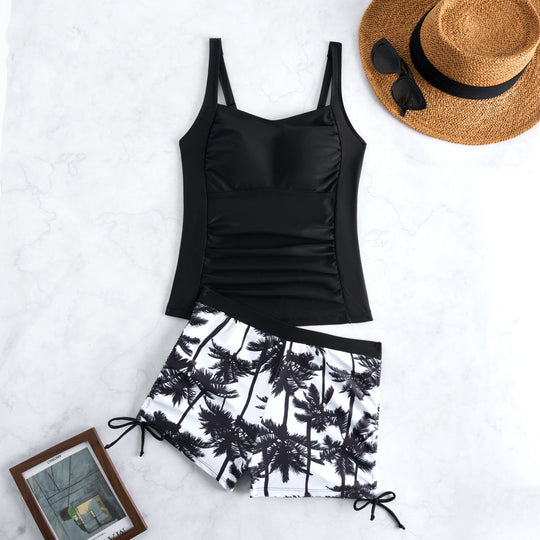 Damen Tankini-Set mit modischem Rüschendesign EB
