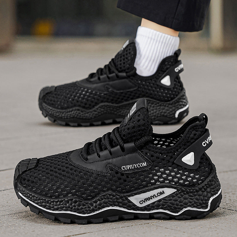 Damen Atmungsaktive Lauf-Sneaker mit rutschfester Sohle und flexibler Dämpfung EB