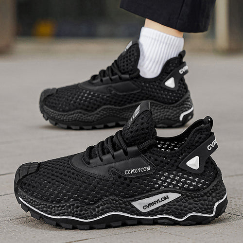 Damen Sportliche Mesh-Laufschuhe mit rutschfester Sohle und atmungsaktivem Obermaterial EB