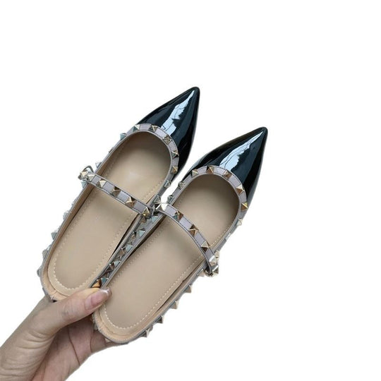 Damen elegante Slingback-Pumps mit zierlichem Riemchendesign EB
