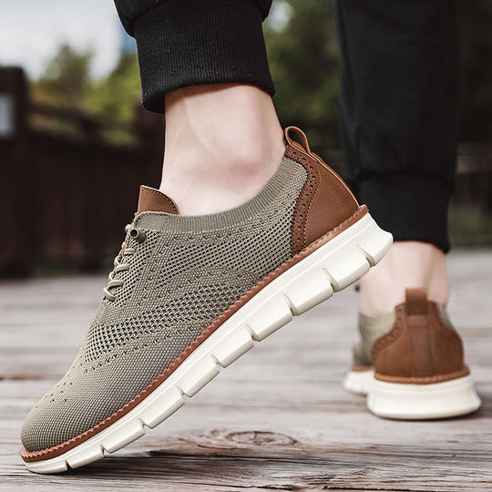 Damen Komfortable Sneaker mit atmungsaktivem Obermaterial und flexibler Sohle EB
