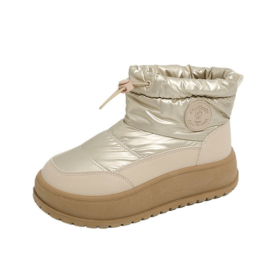 Damen Winterliche Stiefel mit dämpfendem Sohlenprofil und elastischem Schaft EB