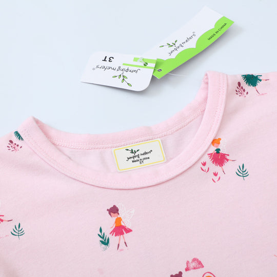 Mädchen Sommerkleid mit buntem Motiv EB