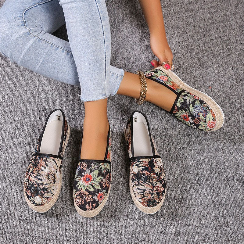 Vintage Plattform Slip-On Schuhe EB