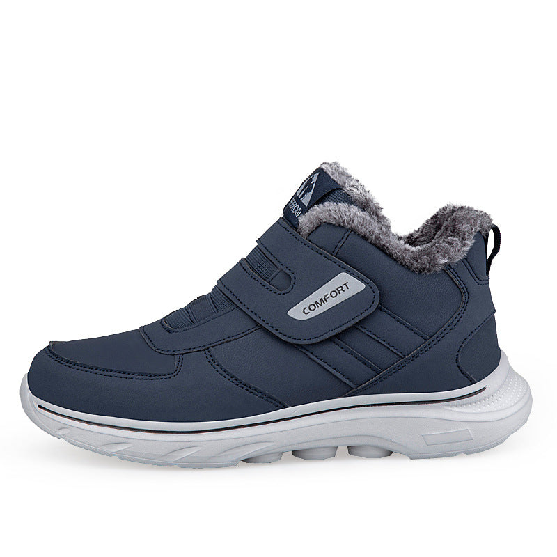 Damen Isolierte Winterstiefel mit rutschfestem Klettverschluss und weichem Innenfutter EB