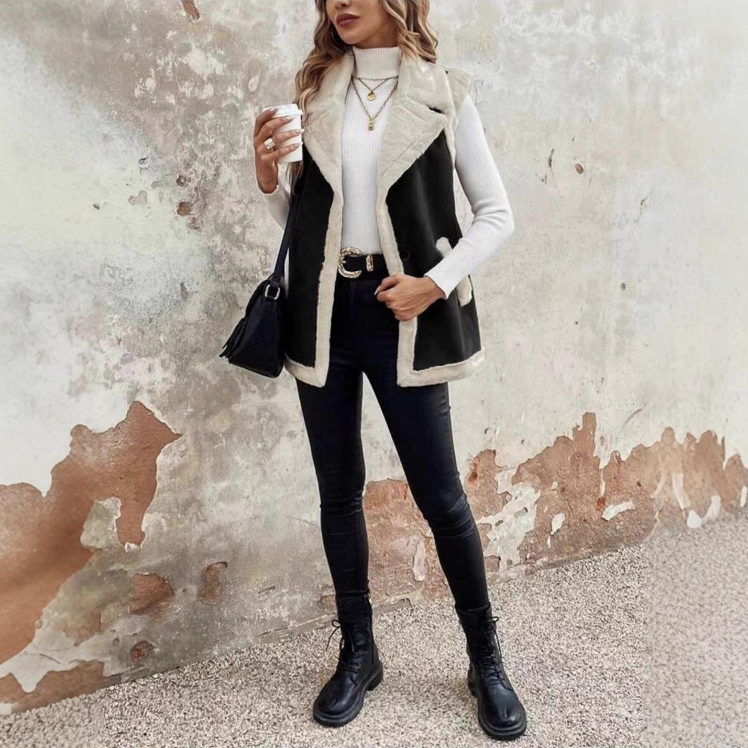 Damen Wolle Mantel EB