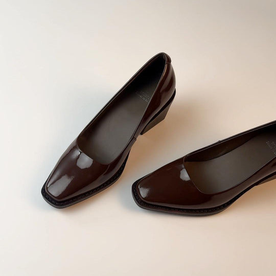Damen Elegante Lack-Pumps mit modernem Tragekomfort EB