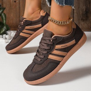 Damen Retro-Sneaker mit Gummisohle, leichtem Textilfutter und Komfortfußbett EB