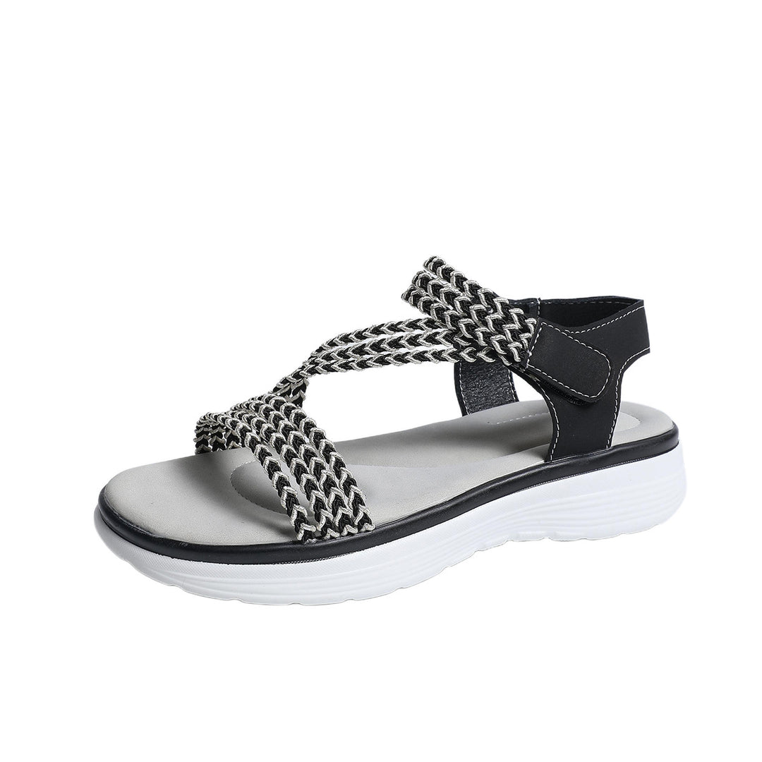 Damen Komfortable Freizeitsandalen mit atmungsaktiven Riemen EB