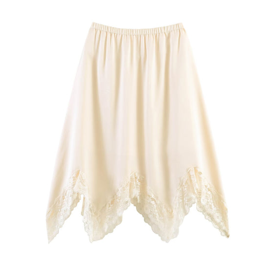 Damenrock mit eleganter Spitzenverzierung EB